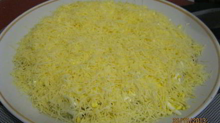 Рецепт сельди под шубой из помидор