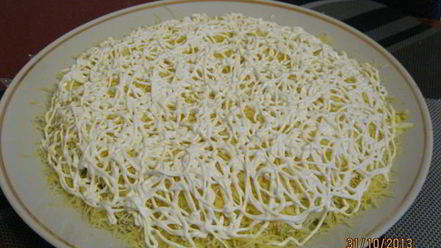 Рецепт сельди под шубой из помидор