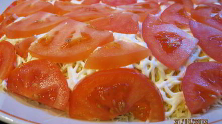 Рецепт сельди под шубой из помидор