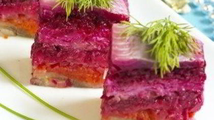 Рецепт Сельди под шубой с сыром