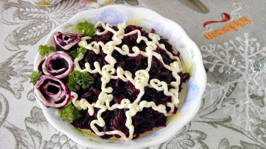 Рецепт селедки под шубой без моркови