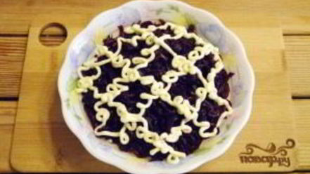 Рецепт селедки под шубой без моркови