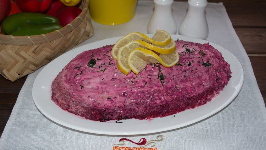 Рецепт селедки под шубой без яблок и яиц