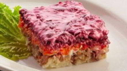 Рецепт селедки под шубой праздничная