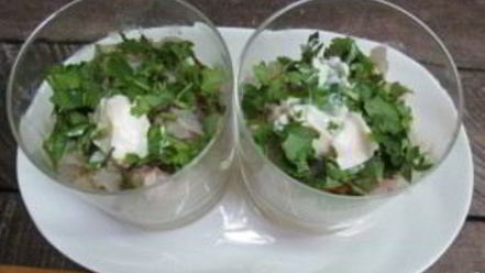 Рецепт селедки под шубой с маринованным луком