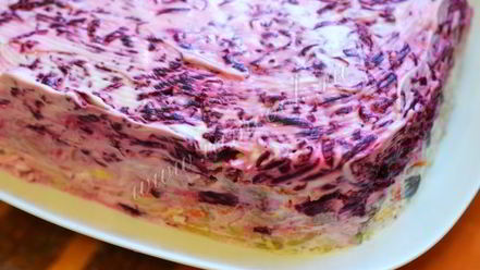 Рецепт селедки под шубой с яблоком