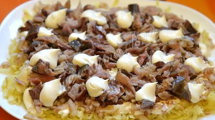 Рецепт селедки под шубой с яблоком