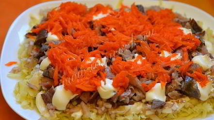 Рецепт селедки под шубой с яблоком