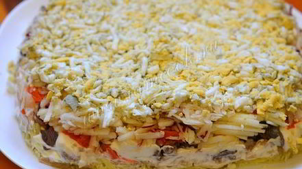 Рецепт селедки под шубой с яблоком