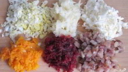 Рецепт селедки под шубой шариками