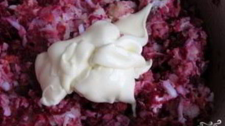 Рецепт селедки под шубой шариками