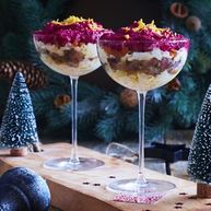 Рецепт Селедки под шубой в бокалах