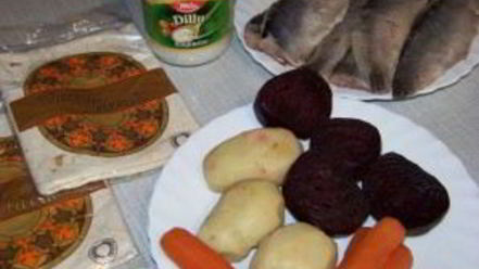 Рецепт селедки под шубой в лаваше