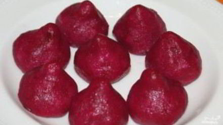 Рецепт селедки под шубой в виде клубники