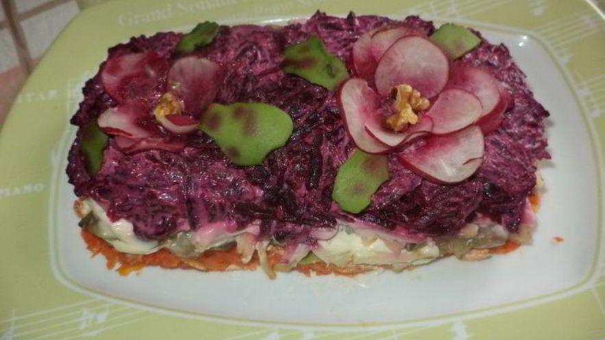 Рецепт селедки под шубой