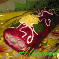 Рецепт Селедки в рукаве под шубой