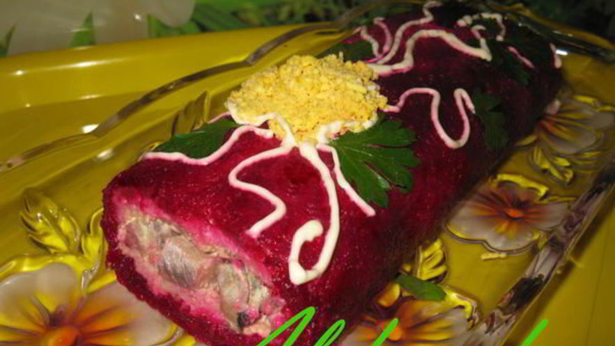 Рецепт селедки в рукаве под шубой