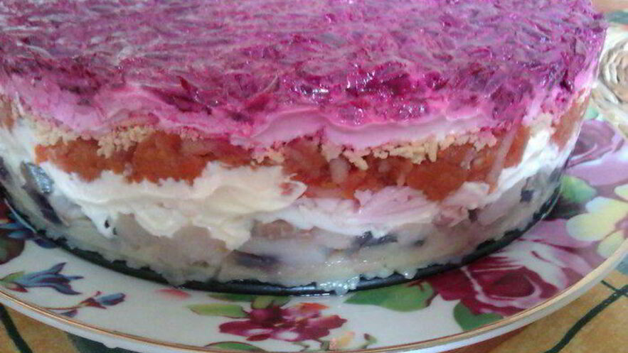 Рецепт селедочки под шубой