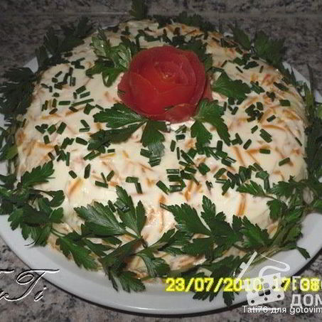 Рецепт Семги под шубой