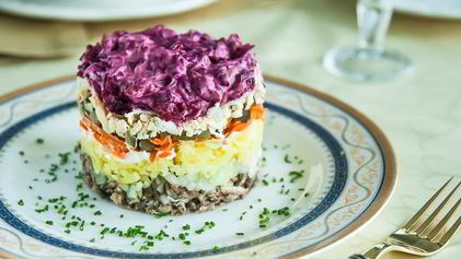 Рецепт Шпрот под шубой