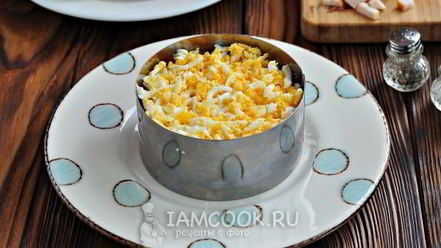 Рецепт салата рождество с копченой грудкой