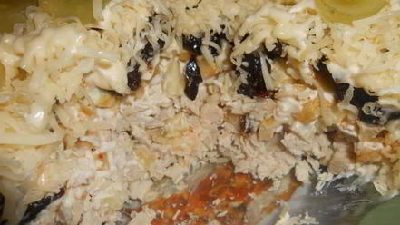 Рецепт салата с курицей и черносливом