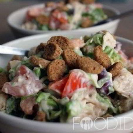 Рецепт Салата с курицей и фасолью