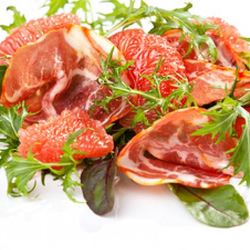 Рецепт Салата с рукколой и хамоном