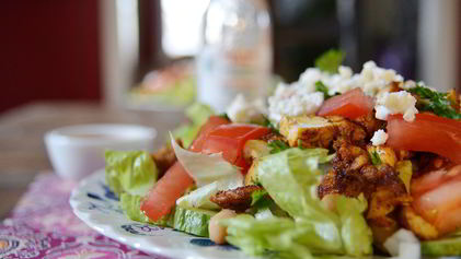 Рецепт Салата Шаурма с курицей