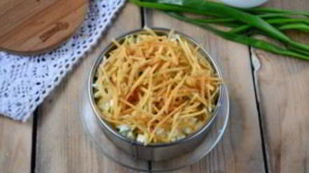 Рецепт салата слоеного рандеву