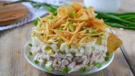 Рецепт салата слоеного рандеву