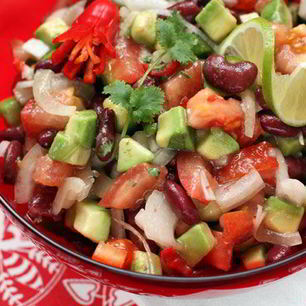 Рецепт Салата Техасского с чили и авокадо