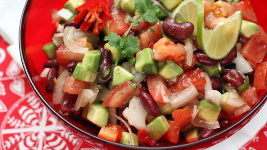 Рецепт салата техасского с чили и авокадо