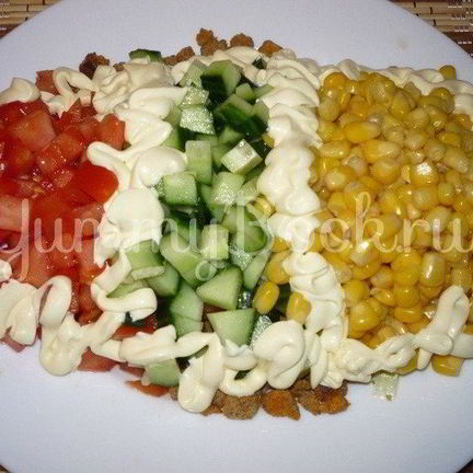 Рецепт Салата Тройная свежесть
