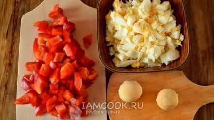 Рецепт конвертиков цезарь