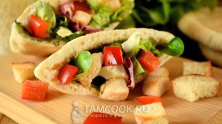 Рецепт конвертиков цезарь