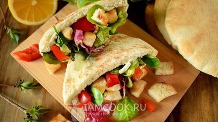 Рецепт конвертиков цезарь