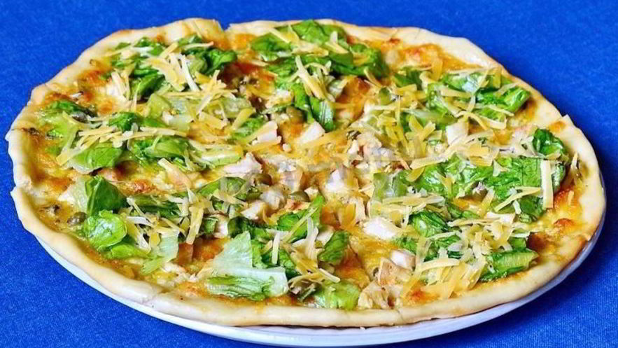 Рецепт пиццы цезарь в духовке на дрожжевом тесте