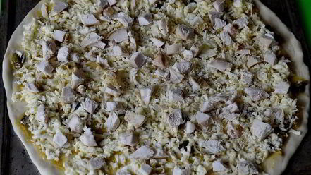 Рецепт пиццы цезарь в духовке на дрожжевом тесте