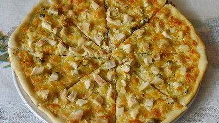 Рецепт пиццы цезарь в духовке на дрожжевом тесте