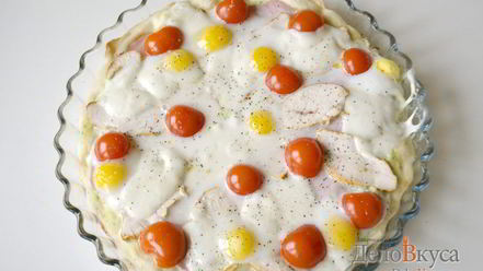 Рецепт пиццы цезарь