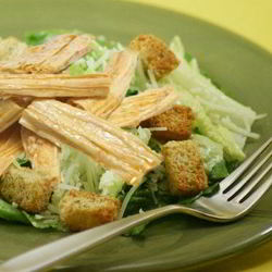 Рецепт Постного Цезаря со спаржей