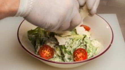 Рецепт салата цезарь без курицы