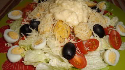 Рецепт Салата Цезарь домашний