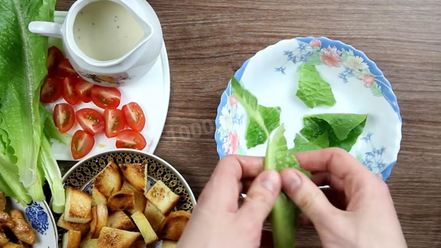 Рецепт салата цезарь классический с курицей