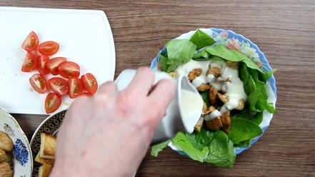 Рецепт салата цезарь классический с курицей