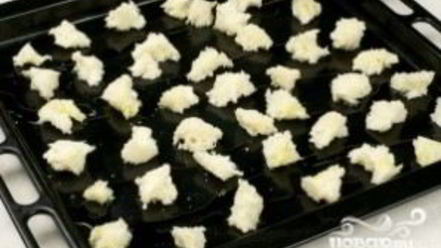 Рецепт салата цезарь с кальмарами