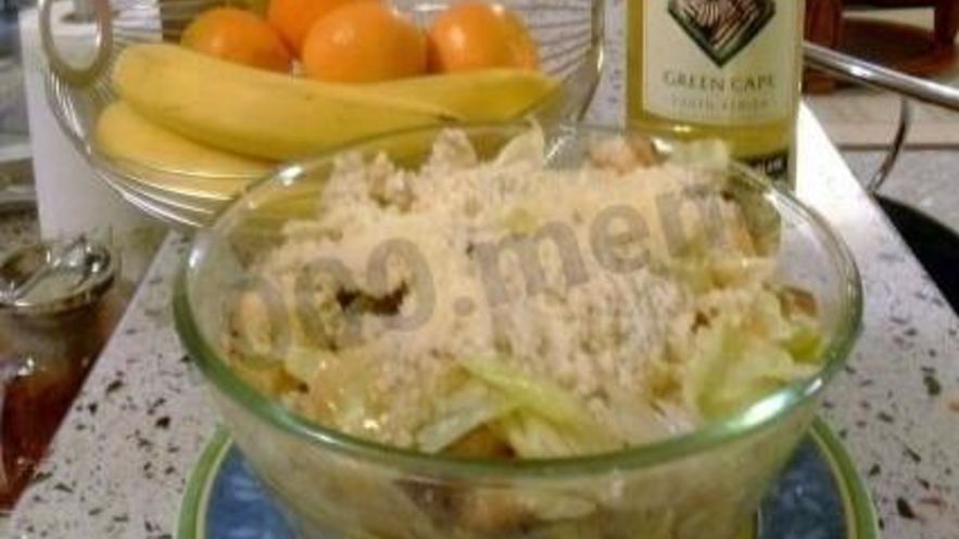 Рецепт салата цезарь с курицей и пармезаном