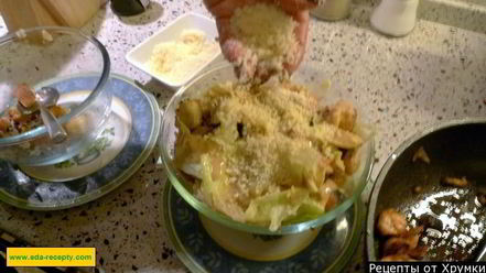 Рецепт салата цезарь с курицей и пармезаном