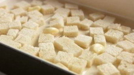 Рецепт салата цезарь с курицей по-домашнему